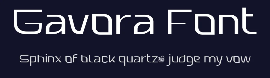 Gavora Font by twinletter — Sans Serif Font — thumbnail 2