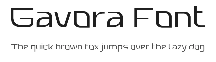 Gavora Font by twinletter — Sans Serif Font