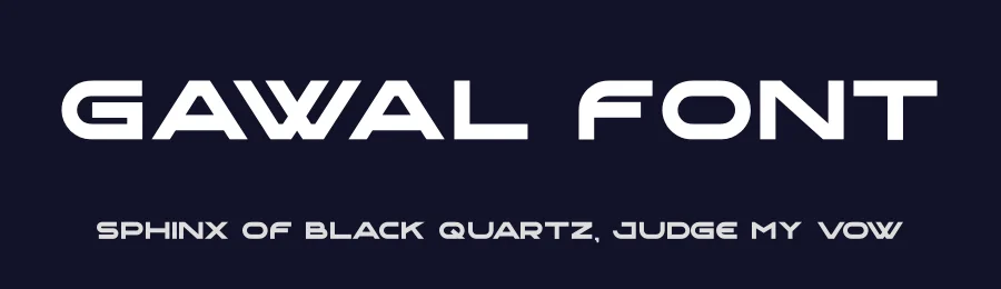 Gawal Font by hayoyuka8 — Display Font — thumbnail 2