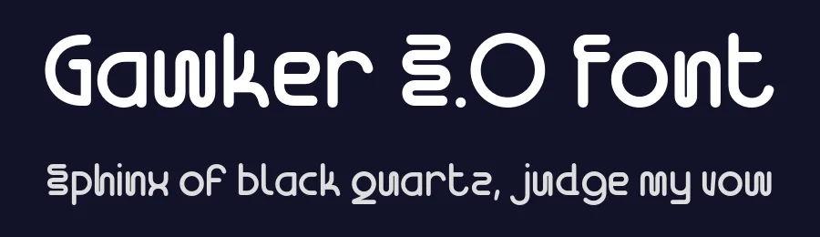 Gawker 2.0 Font by Tyler McFaul — Display Font — thumbnail 2