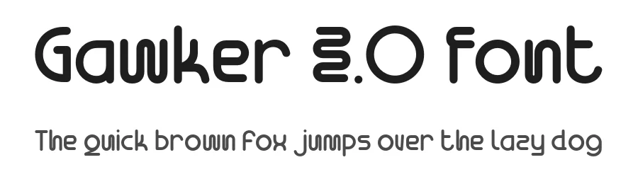 Gawker 2.0 Font by Tyler McFaul — Display Font