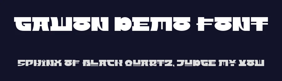 Gawon Demo Font by ahweproject — Display Font — thumbnail 2
