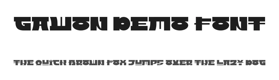 Gawon Demo Font by ahweproject — Display Font