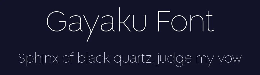 Gayaku Font by Sensatype Studio — Sans Serif Font — thumbnail 2