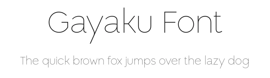 Gayaku Font by Sensatype Studio — Sans Serif Font