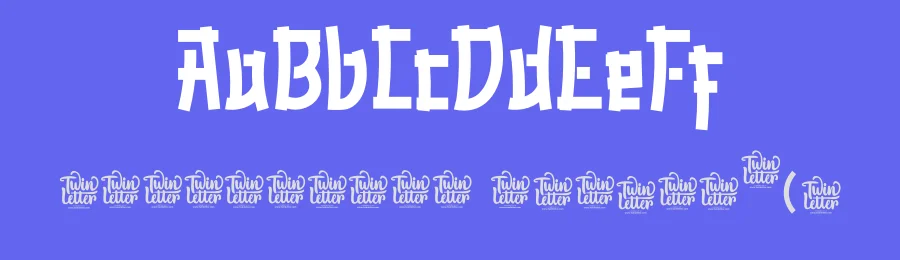 GAYANA Faux Japanese Font by twinletter — Display Font — thumbnail 3