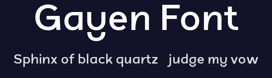 Gayen Font by Ragamkata — Display Font — thumbnail 2