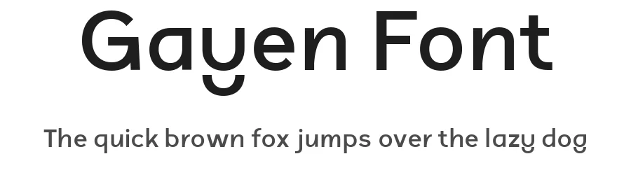 Gayen Font by Ragamkata — Display Font
