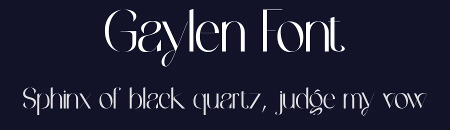 Gaylen Font by Muksal Creative — Sans Serif Font — thumbnail 2