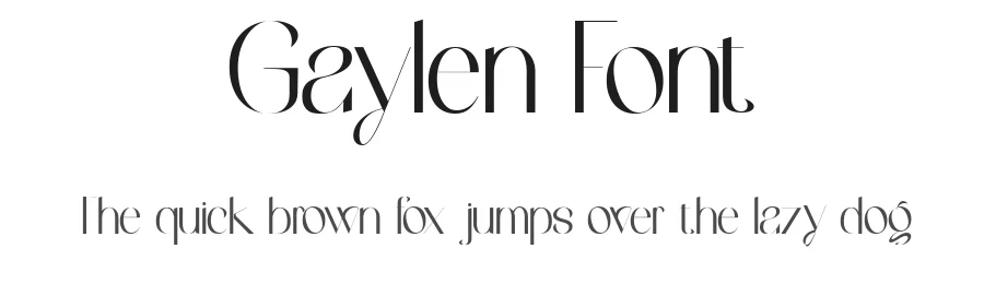 Gaylen Font by Muksal Creative — Sans Serif Font