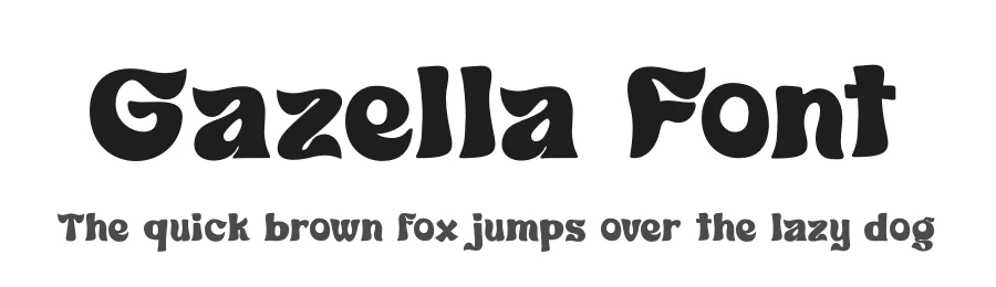 Gazella Font by RTSTD — Display Font