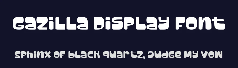 Gazilla Display Font by Dreamink Studio — Display Font — thumbnail 2