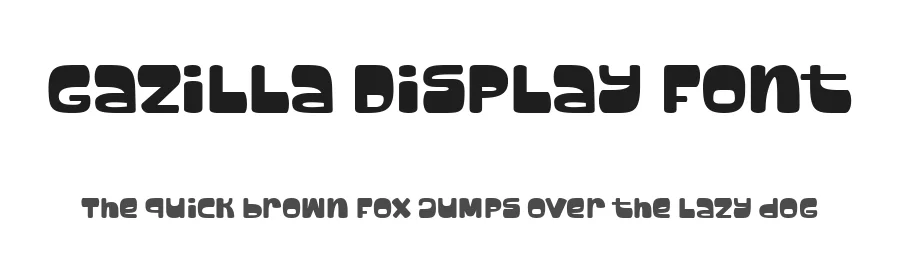 Gazilla Display Font by Dreamink Studio — Display Font