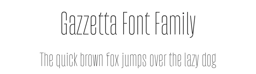 Gazzetta Font Family by TipoType — Sans Serif Font