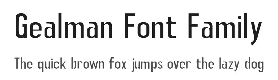 Gealman Font Family by Mofr 24 — Sans Serif Font