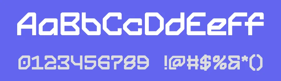 GEAR 8 Font by Rautan — Display Font — thumbnail 3