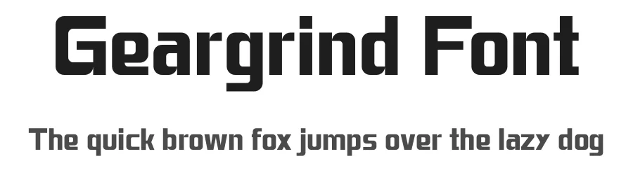 Geargrind Font by Marvadesign — Sans Serif Font