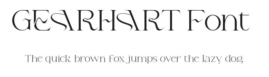 Gearhart Font by nihstudio — Display Font