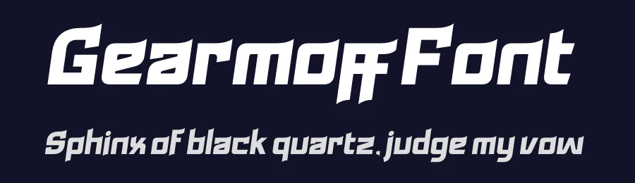 Gearmoff Font by timelesstype.co — Display Font — thumbnail 2