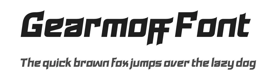 Gearmoff Font by timelesstype.co — Display Font