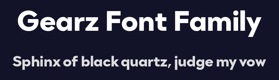 Gearz Font Family by Bolditalic Studio — Decorative Font — thumbnail 2