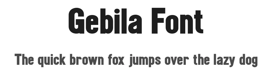 Gebila Font by Flawless And Co — Sans Serif Font