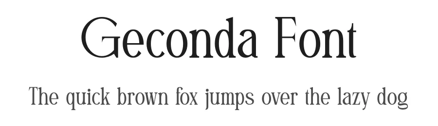Geconda Font by SlideShoot — Serif Font