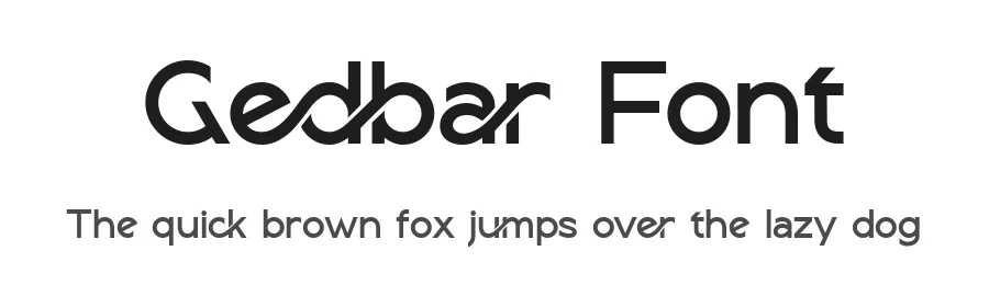 Gedbar Font by Sealoung — Sans Serif Font