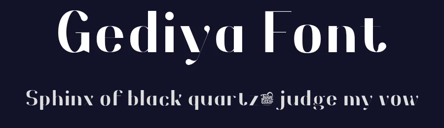 Gediya Font by twinletter — Sans Serif Font — thumbnail 2