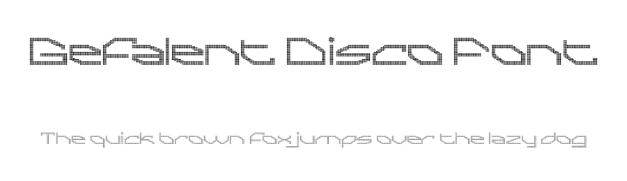 Gefalent Disco Font by craftsupplyco — Display Font