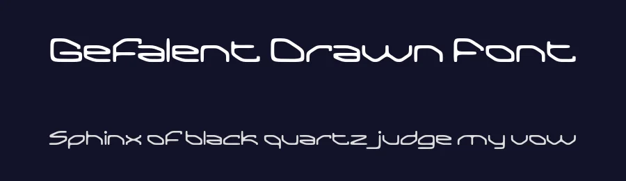 Gefalent Drawn Font by craftsupplyco — Display Font — thumbnail 2