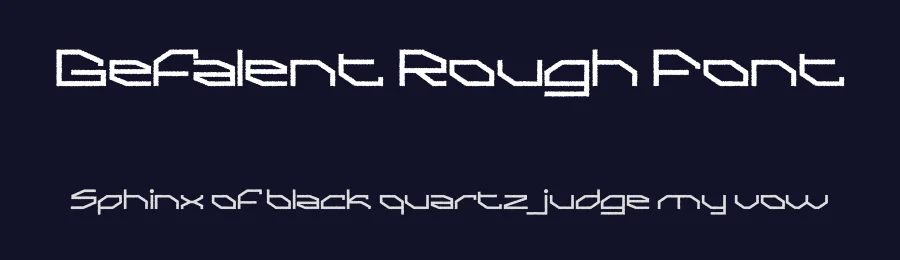 Gefalent Rough Font by craftsupplyco — Display Font — thumbnail 2