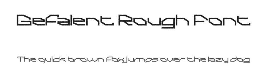 Gefalent Rough Font by craftsupplyco — Display Font