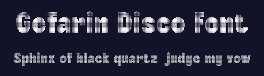 Gefarin Disco Font by craftsupplyco — Display Font — thumbnail 2