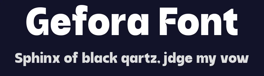 Gefora Font by Say Studio — Display Font — thumbnail 2