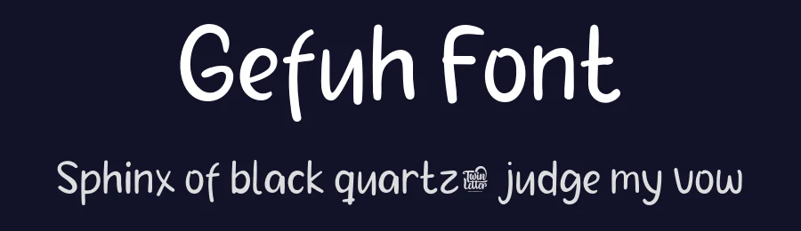 Gefuh Font by twinletter — Script Handwritten Font — thumbnail 2