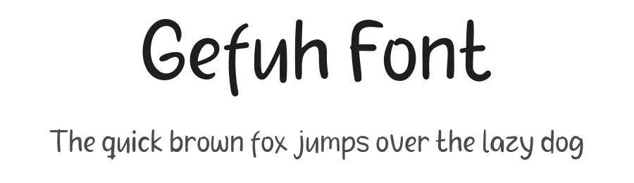 Gefuh Font by twinletter — Script Handwritten Font