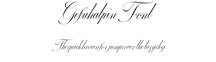 Gefuhatpin Font by enxyclo — Script Handwritten Font