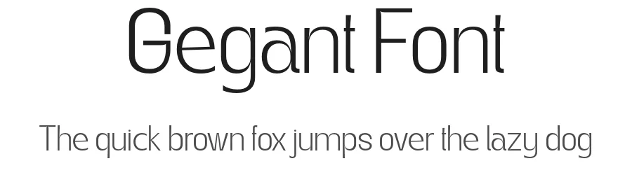 Gegant Font by Megatype — Sans Serif Font