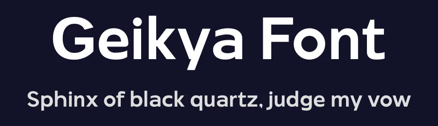 Geikya Font by Typeformers — Sans Serif Font — thumbnail 2