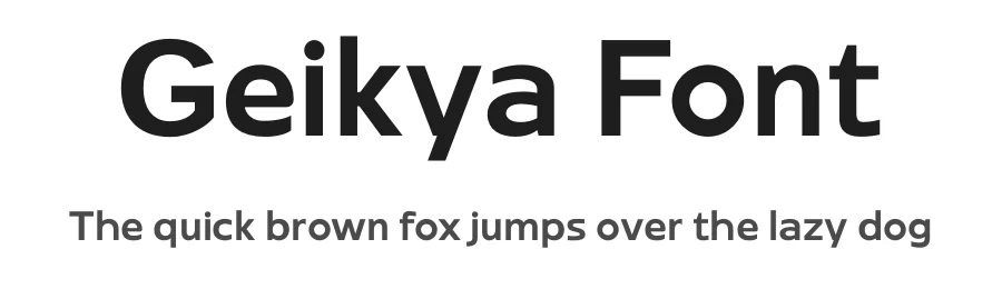 Geikya Font by Typeformers — Sans Serif Font