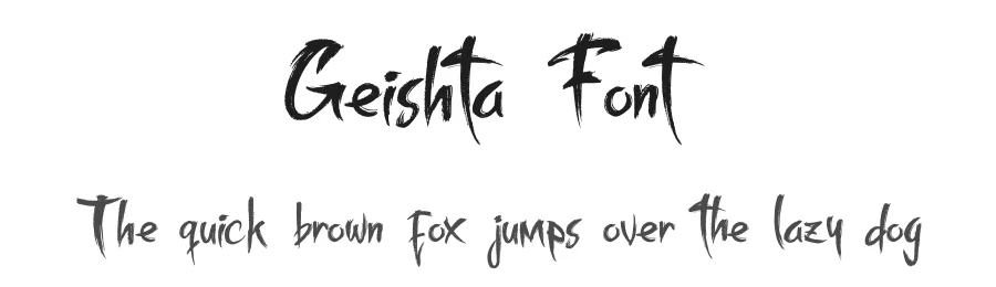 Geishta Font by Dhabee — Script Handwritten Font