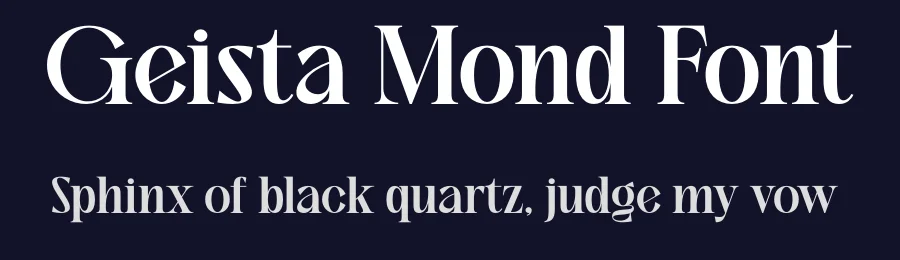 Geista Mond Font by MaikoHatta — Serif Font — thumbnail 2