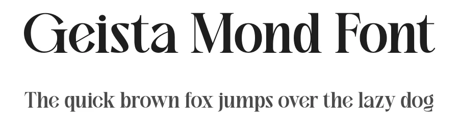 Geista Mond Font by MaikoHatta — Serif Font