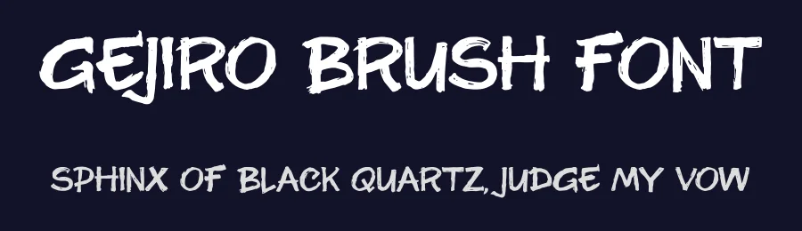 Gejiro Brush Font by illushvara — Script Handwritten Font — thumbnail 2