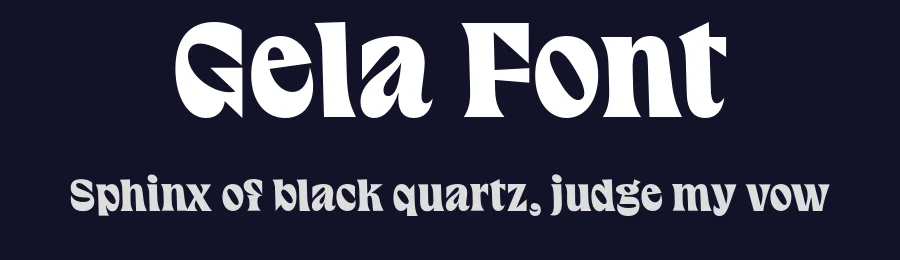 Gela Font by polytype — Serif Font — thumbnail 2