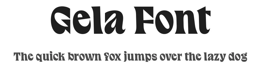 Gela Font by polytype — Serif Font