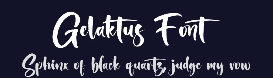 Gelaktus Font by afterpaper — Script Handwritten Font — thumbnail 2