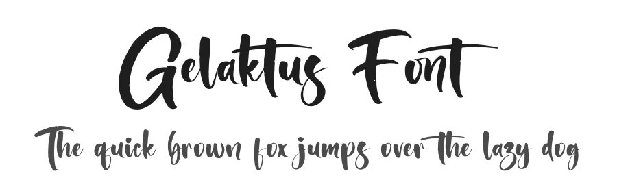 Gelaktus Font by afterpaper — Script Handwritten Font