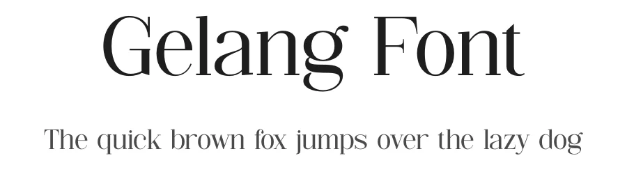 Gelang Font by TypeLogue — Serif Font